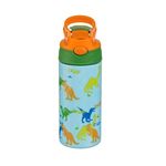 Casa si Gradina - Bucatarie si vesela - Accesorii bar - Termosuri si Cani termos - Sticla Izoterma pentru Copii Pop-Up, cu Dinozauri, 500ml, Otel Inoxidabil, multicolor - Infinity.ro