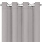 Casa si Gradina - Textile si covoare - Perdele si draperii - Draperii - Draperie decorativa, tip blackout - nu lasa lumina sa treaca, cu inele, 140x260 cm ,crem - Infinity.ro