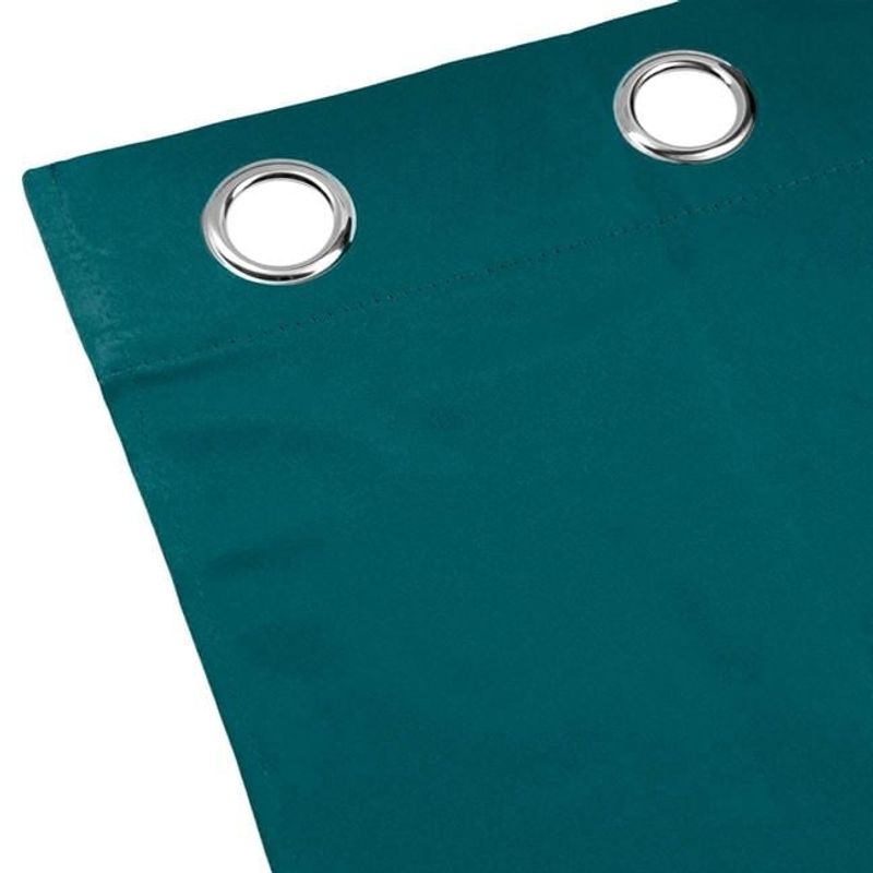 Casa si Gradina - Textile si covoare - Perdele si draperii - Draperii - Draperie decorativa, tip blackout - nu lasa lumina sa treaca, cu inele, 140x260 cm, turcoaz - Infinity.ro