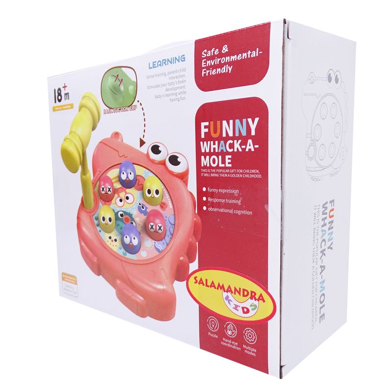 Jucarii, Copii si Bebe - Jucarii si jocuri - Jucarii bebelusi - Jucarii interactive bebelusi - Joc de indemanare loveste cu ciocanul, corai, salamandra kids® - Infinity.ro
