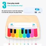 Jucarii, Copii si Bebe - Jucarii si jocuri - Jucarii de rol - Instrumente muzicale de jucarie - Pian interactiv pentru copii 1 an+, Magic Touch, din lemn, cu 3 partituri muzicale incluse, 17 x 25 x 31 cm, multicolor - Infinity.ro