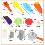 Jucarii, Copii si Bebe - Jucarii si jocuri - Jucarii & jocuri educative - Jucarii interactive - Joc de rol, bucatarie cu 15 accesorii de gatit din lemn, pentru copii 3 ani+, 22.4x30 cm, multicolor - Infinity.ro