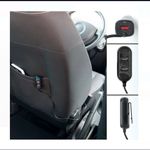 Casa si Gradina - Electrice - Accesorii electrice - Baterii, acumulatori si incarcatoare - Incarcator auto smart charge cu 3 Porturi USB + 1 TYPE C i-JMB, 1.5 m, negru - Infinity.ro