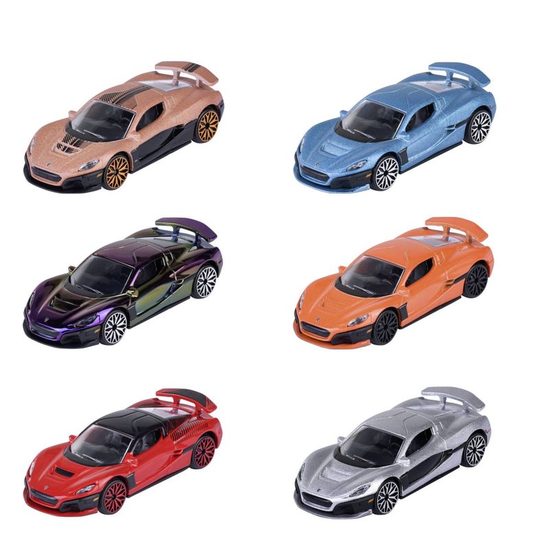 Jucarii, Copii si Bebe - Jucarii si jocuri - Vehicule si jucarii cu telecomanda - Masinute - Majorette masinuta metalica rimac nevera edition 7.5cm - Infinity.ro