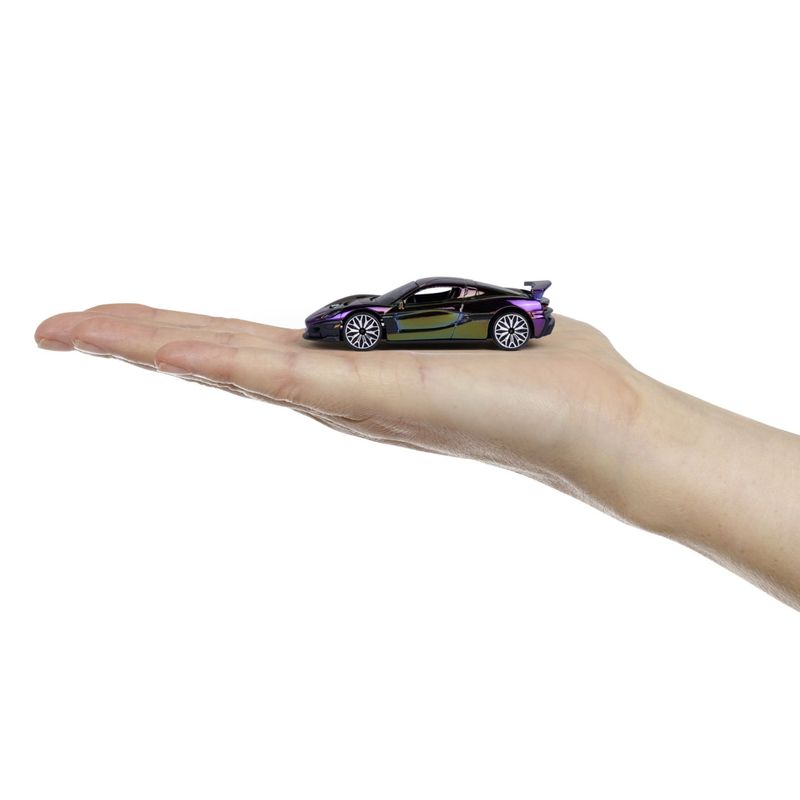 Jucarii, Copii si Bebe - Jucarii si jocuri - Vehicule si jucarii cu telecomanda - Masinute - Majorette masinuta metalica rimac nevera edition 7.5cm - Infinity.ro