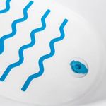 Jucarii, Copii si Bebe - Igiena si ingrijire - Baia bebelusului - Cadite bebe si accesorii baie - Cada pentru bebelusi, cu dop, din plastic si benzi de silicon, dimensiuni 71x45x23cm, alb - Infinity.ro