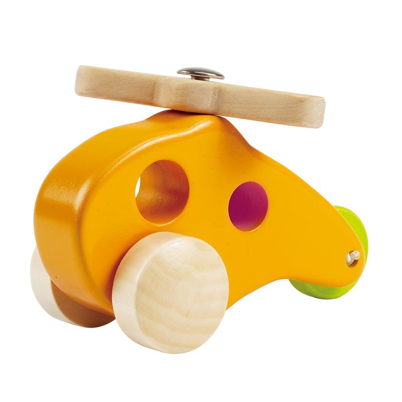 Jucarii, Copii si Bebe - Jucarii si jocuri - Jucarii bebelusi - Jucarii interactive bebelusi - Hape micul elicopter - Infinity.ro