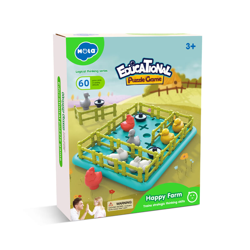 Jucarii, Copii si Bebe - Jucarii si jocuri - Jucarii & jocuri educative - Jocuri si jucarii educative - Joc educational ferma vesela - Infinity.ro