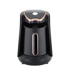 Electronice si Electrocasnice - Electrocasnice bucatarie - Preparare bauturi - Fierbatoare de apa - Cana Electrica pentru Cafea sau Ceai, R103, 600W, 300ml, Negru cu insertii aurii - Infinity.ro