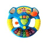 Jucarii, Copii si Bebe - Jucarii si jocuri - Jucarii & jocuri educative - Jucarii interactive - Volan de jucarie simulator vehicul albastru salamandra kids® - Infinity.ro