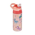 Casa si Gradina - Bucatarie si vesela - Accesorii bar - Termosuri si Cani termos - Sticla Izoterma pentru Copii Pop-Up, cu Unicorni, 500ml, Otel Inoxidabil, roz - Infinity.ro