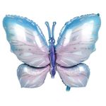 Casa si Gradina - Decoratiuni - Decoratiuni petrecere - Baloane - Set Decorativ de Petrecere cu Baloane Pastelate, Fluturi din Folie, 140buc - Infinity.ro