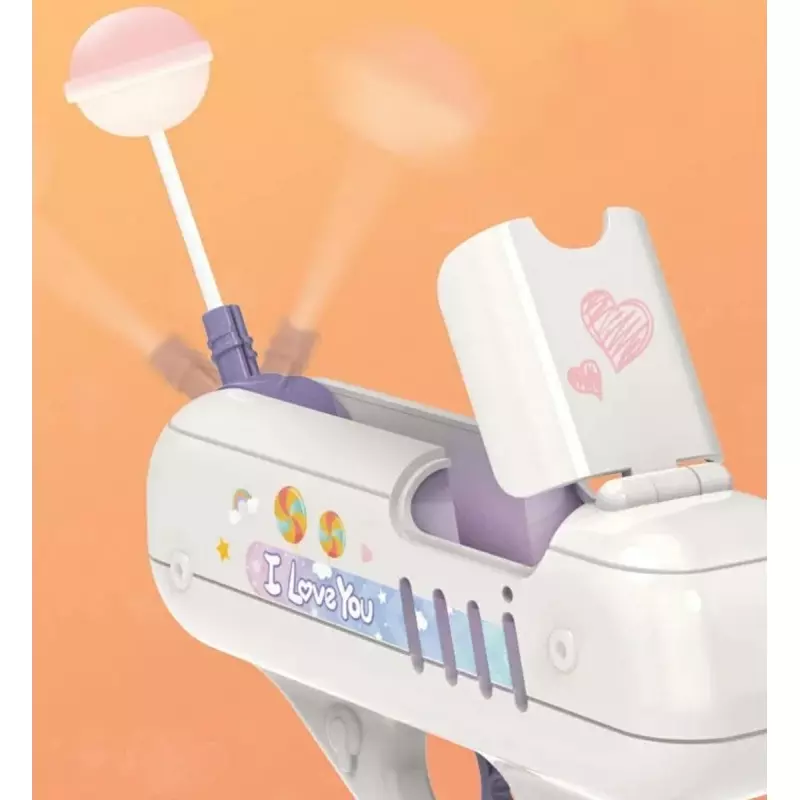 Jucarii, Copii si Bebe - Jucarii si jocuri - Jucarii & jocuri educative - Jucarii interactive - Pistol de jucarie pentru acadele surpriza, Lollipop, Gonga® Multicolor - Infinity.ro