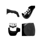 Casa si Gradina - Bucatarie si vesela - Ustensile bucatarie - Ascutitoare cutite - Aparat pentru ascutit cutite, 3 in 1, Gonga® Negru - Infinity.ro