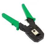 Casa si Gradina - Constructii - Scule de mana si unelte - Clesti si patenti - Cleste de sertizare cabluri internet si telefon, Gonga® Verde - Infinity.ro