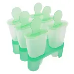 Casa si Gradina - Bucatarie si vesela - Ustensile bucatarie - Forme prajituri - Set 6 forme pentru inghetata, Gonga® Verde - Infinity.ro