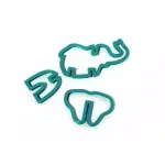 Casa si Gradina - Bucatarie si vesela - Ustensile bucatarie - Forme prajituri - Set 4 forme model diverse animale pentru aluat, Gonga® - Infinity.ro