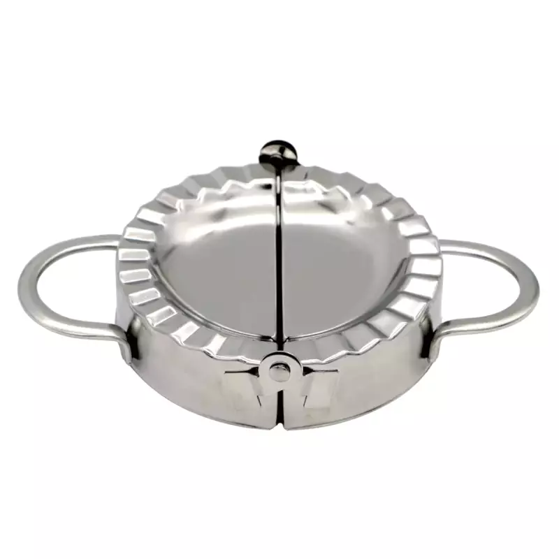 Casa si Gradina - Bucatarie si vesela - Ustensile bucatarie - Seturi ustensile de bucatarie - Set forma si cutit pentru aluat ravioli, inox, Gonga® Argintiu - Infinity.ro