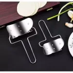 Casa si Gradina - Bucatarie si vesela - Ustensile bucatarie - Seturi ustensile de bucatarie - Set forma si cutit pentru aluat ravioli, inox, Gonga® Argintiu - Infinity.ro