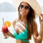 Casa si Gradina - Bucatarie si vesela - Accesorii bar - Paie si decoratiuni cocktail - Paie reutilizabile din bambus, 24 buc, Gonga® Crem - Infinity.ro