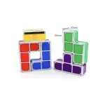 Casa si Gradina - Corpuri si surse de iluminat - Veioze si lampi - Lampi de veghe copii - Lampa de veghe model Tetris, modulara, Gonga® Multicolor - Infinity.ro