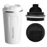 Casa si Gradina - Bucatarie si vesela - Accesorii bar - Termosuri si Cani termos - Termos pentru pastrarea bauturilor calde, Gonga® Alb - Infinity.ro