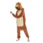 Fashion, accesorii si bijuterii - Femei - Lenjerie si pijamale femei - Pijamale femei - Pijama intreaga pentru adulti, Gonga®, S, Maro - Infinity.ro