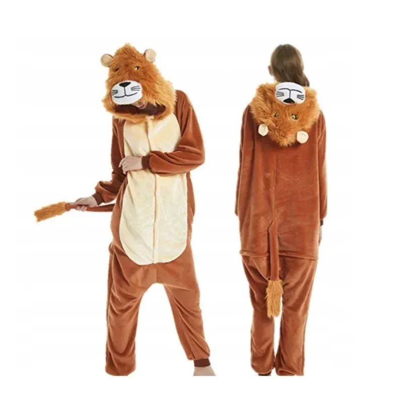 Fashion, accesorii si bijuterii - Femei - Lenjerie si pijamale femei - Pijamale femei - Pijama intreaga pentru adulti, Gonga®, S, Maro - Infinity.ro