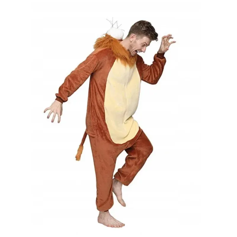 Fashion, accesorii si bijuterii - Femei - Lenjerie si pijamale femei - Pijamale femei - Pijama intreaga pentru adulti, Gonga®, S, Maro - Infinity.ro