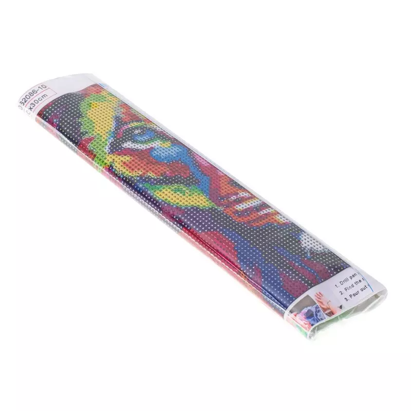 Jucarii, Copii si Bebe - Jucarii si jocuri - Jucarii & jocuri educative - Seturi de artizanat - Set de broderie cu mozaic 5D , model Leu, Gonga® Multicolor - Infinity.ro