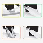 Jucarii, Copii si Bebe - Jucarii si jocuri - Jucarii de exterior - Echipamente de protectie copii - Bariera de protectie pentru pat, metal si poliester, pliabila, dimensiuni 120x43.5cm, alb - Infinity.ro