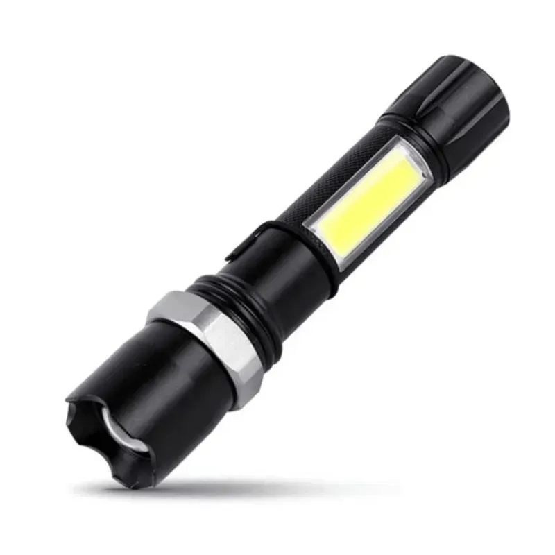 Casa si Gradina - Corpuri si surse de iluminat - Iluminat exterior - Lanterne - Lanterna din aluminiu LED cu zoom, acumulator si incarcare USB V-114984 - Infinity.ro