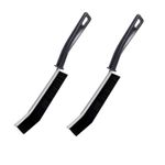 Casa si Gradina - Sanitare - Suporturi si accesorii baie - Accesorii baie - Set 2 perii subtire pentru curatenie spatii inguste, greu accesibile si pentru rosturi faianta, gresie si crapaturi, lungime 23 cm, cu maner ergonomic - Infinity.ro