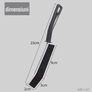 Perie subtire pentru curatenie spatii inguste, greu accesibile si pentru rosturi faianta, gresie si crapaturi, lungime 23 cm, cu maner ergonomic