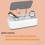 Ingrijire personala si Cosmetice - Aparate & accesorii ingrijire personala - Aparate cosmetice - Aparate pentru manichiura-pedichiura - Dispoziv profesional pentru curatare, portabil, cu ultrasunete, putere maxima 3.5 W, capacitate 300 ml - Infinity.ro