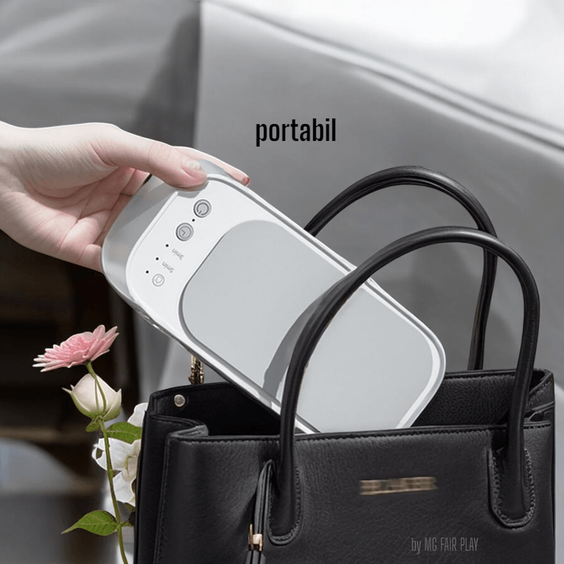 Ingrijire personala si Cosmetice - Aparate & accesorii ingrijire personala - Aparate cosmetice - Aparate pentru manichiura-pedichiura - Dispoziv profesional pentru curatare, portabil, cu ultrasunete, putere maxima 3.5 W, capacitate 300 ml - Infinity.ro