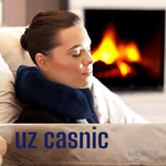Sport si Outdoor - Articole de voiaj - Accesorii articole de voiaj - Perna de calatorie, gonfllabila si ortopedica Leisure Time, 28x26x12 cm, cu geanta de transport atasata - Infinity.ro