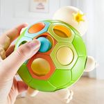 Jucarii, Copii si Bebe - Jucarii si jocuri - Jucarii & jocuri educative - Jucarii interactive - Jucarie interactiva Montessori pentru copii, Dezvoltare Motricitate fina, 18 luni, Broscuta cu buline, multicolor - Infinity.ro