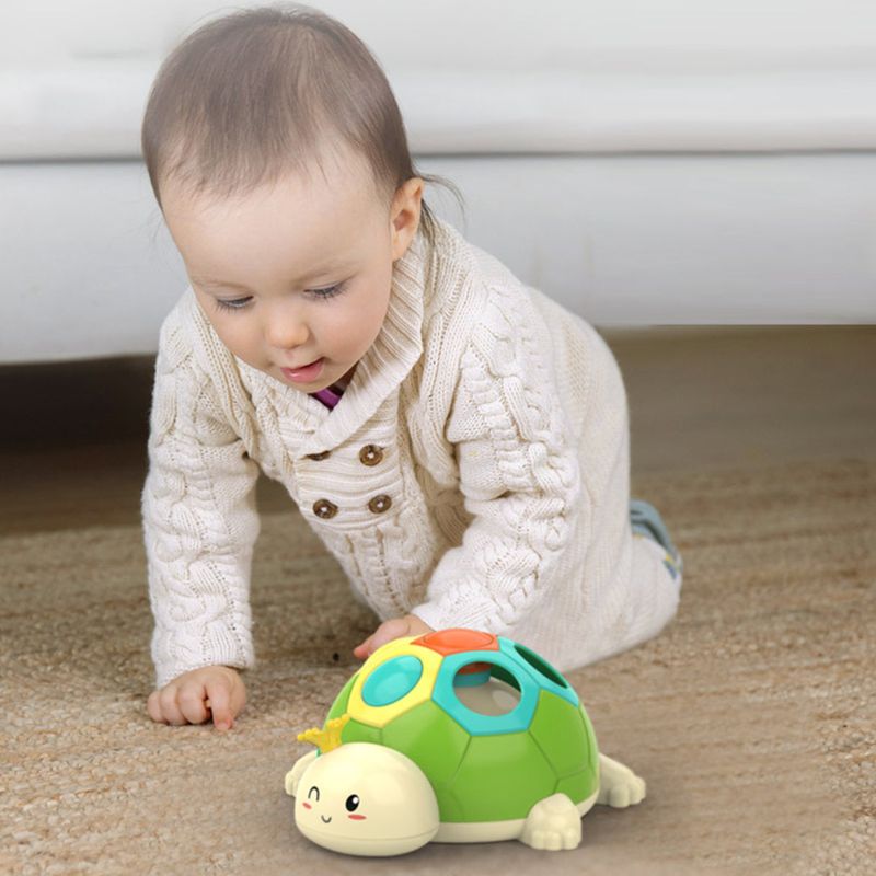 Jucarii, Copii si Bebe - Jucarii si jocuri - Jucarii & jocuri educative - Jucarii interactive - Jucarie interactiva Montessori pentru copii, Dezvoltare Motricitate fina, 18 luni, Broscuta cu buline, multicolor - Infinity.ro