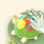 Jucarii, Copii si Bebe - Jucarii si jocuri - Jucarii & jocuri educative - Jucarii interactive - Jucarie interactiva Montessori pentru copii, Dezvoltare Motricitate fina, 18 luni, Broscuta cu buline, multicolor - Infinity.ro