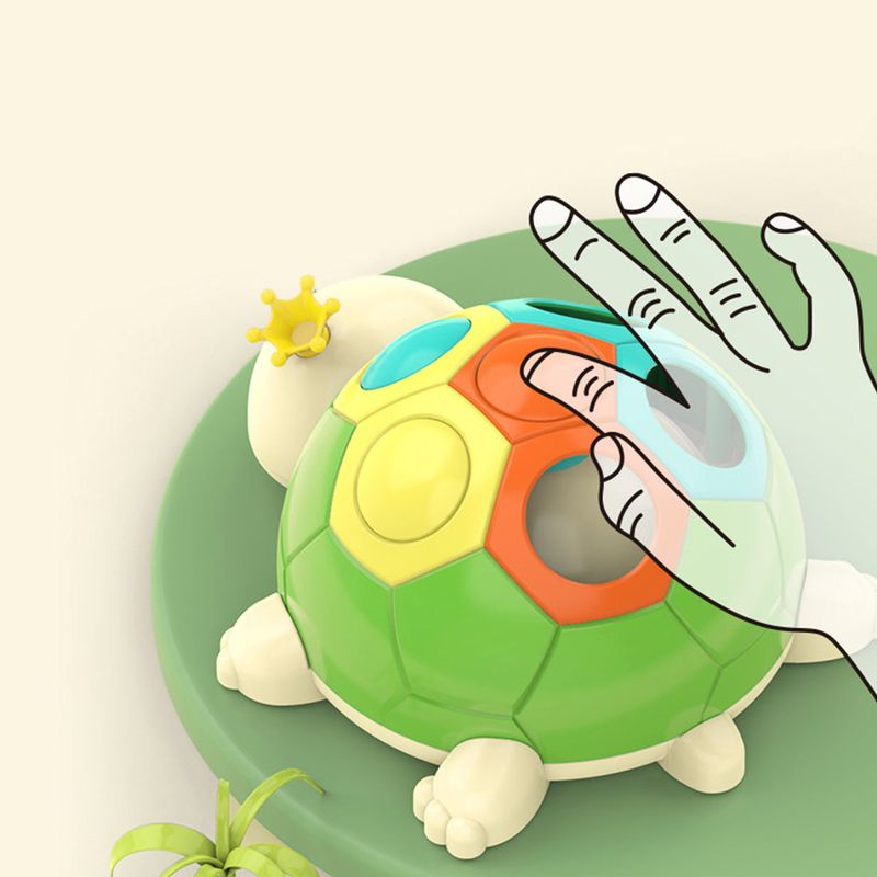 Jucarii, Copii si Bebe - Jucarii si jocuri - Jucarii & jocuri educative - Jucarii interactive - Jucarie interactiva Montessori pentru copii, Dezvoltare Motricitate fina, 18 luni, Broscuta cu buline, multicolor - Infinity.ro