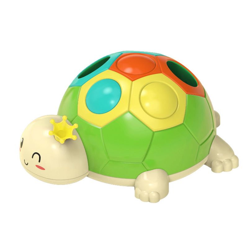 Jucarii, Copii si Bebe - Jucarii si jocuri - Jucarii & jocuri educative - Jucarii interactive - Jucarie interactiva Montessori pentru copii, Dezvoltare Motricitate fina, 18 luni, Broscuta cu buline, multicolor - Infinity.ro