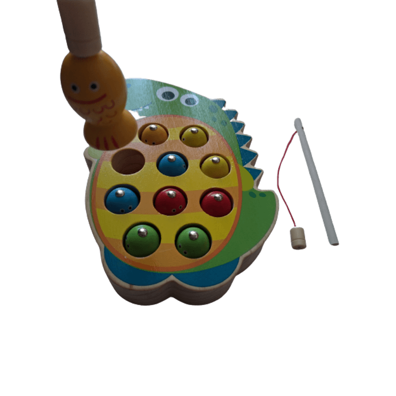 Jucarii, Copii si Bebe - Jucarii si jocuri - Jucarii & jocuri educative - Jocuri si jucarii educative - Joc de pescuit magnetic Dinozaur, Dinosaur fishing game - Infinity.ro