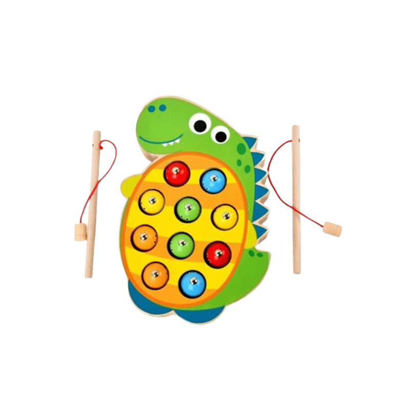Jucarii, Copii si Bebe - Jucarii si jocuri - Jucarii & jocuri educative - Jocuri si jucarii educative - Joc de pescuit magnetic Dinozaur, Dinosaur fishing game - Infinity.ro
