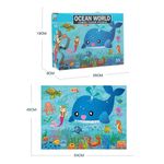 Jucarii, Copii si Bebe - Jucarii si jocuri - Jocuri si puzzle - Puzzle - Puzzle jumbo de podea, TISsun, puzzle lumea oceanului, 35 de piese, 60 x 44 - Infinity.ro