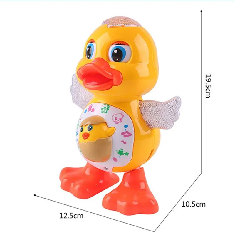 Jucarii, Copii si Bebe - Jucarii si jocuri - Jucarii bebelusi - Jucarii interactive bebelusi - Jucarie interactiva ce canta, lumineaza si danseaza, Ratusca vesela, 3 ani + - Infinity.ro