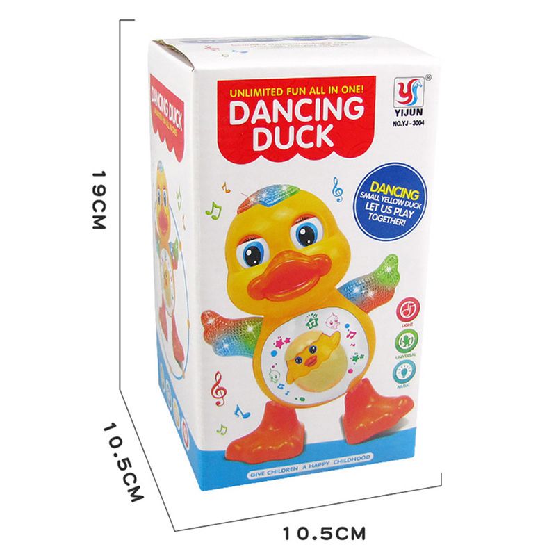 Jucarii, Copii si Bebe - Jucarii si jocuri - Jucarii bebelusi - Jucarii interactive bebelusi - Jucarie interactiva ce canta, lumineaza si danseaza, Ratusca vesela, 3 ani + - Infinity.ro