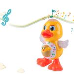 Jucarii, Copii si Bebe - Jucarii si jocuri - Jucarii bebelusi - Jucarii interactive bebelusi - Jucarie interactiva ce canta, lumineaza si danseaza, Ratusca vesela, 3 ani + - Infinity.ro