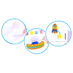 Jucarii, Copii si Bebe - Jucarii si jocuri - Jucarii & jocuri educative - Jucarii interactive - Set de pictat si creat magneti, Space, 6 forme diferite, planeta cu inele, Terra, rachete, 2 astronauti - Infinity.ro