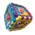 Jucarii, Copii si Bebe - Jucarii si jocuri - Jucarii & jocuri educative - Jucarii interactive - Cub creativ cu forme geometrice Puzzle, Creative geometry - Infinity.ro